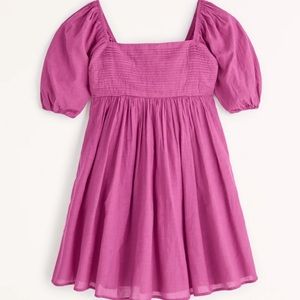 Emerson Ruched Puff Sleeve Mini Dress - Medium